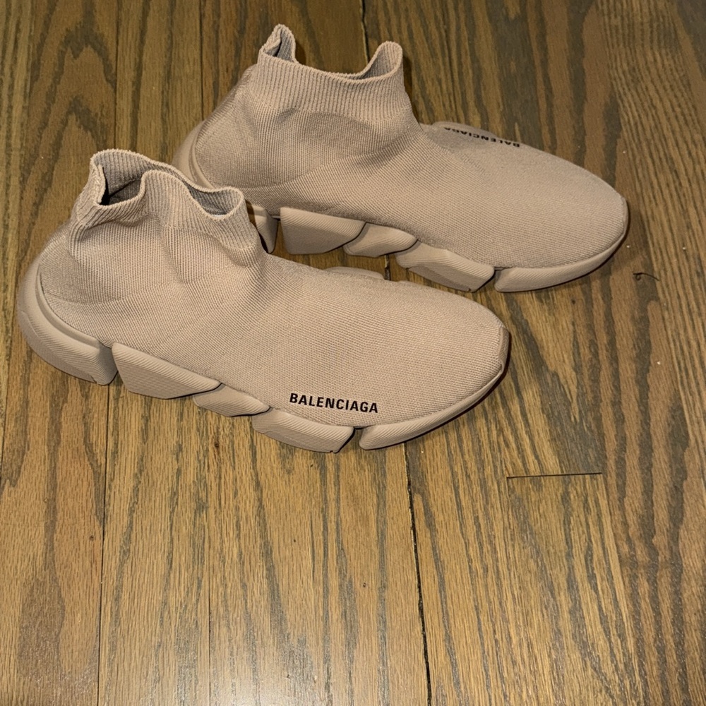 Balenciaga Light Beige Sock Sneakers